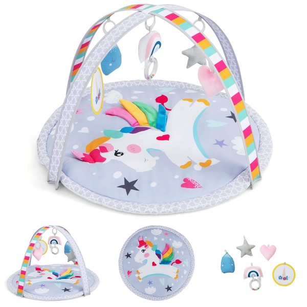 BABY JOY Baby Gyms & Playmats, All-In-One Infant Tummy Time