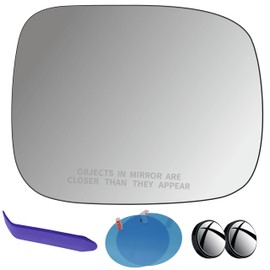 EAP Passenger Side Mirror Glass Compatible with Volvo XC90 2007-2014, XC70 2008-2016, Heated, 30745043 31217831 31297398