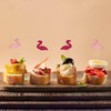 NILLOS Cocktail Bamboo, 100 PCS Flamingo Design Decorative Cocktail Appetizer