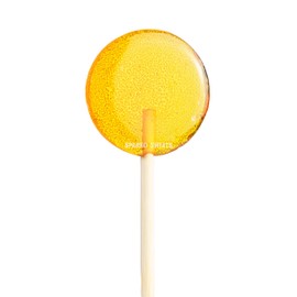 Sparko Sweets Natural Honey Mini Round Lollipops, No Artificial Ingredients, No Corn Syrup, Made in USA, 16 Count, 1.4-inch Diameter, 12g Each – Perfect for Tea Stirrers, Sore Throat Remedy, and Gifts (16 Count (Pack of 1), Honey)