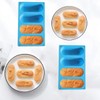 AKINGSHOP Hot Dog Bun Pan - 2 Pack 4 Cavity