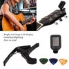 Guitar Capo Pick Tuner Set Guitar Tuner Kit LED Light