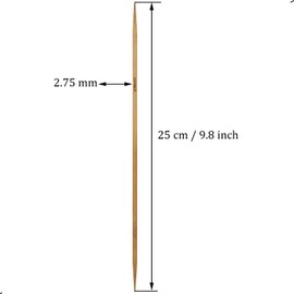 6Pcs 2.75mm Wooden Double Pointed Knitting Needles US Size 2 for DIY Yarn Craft Set,Socks,Sweater, Nice Gift for Women Adults Kids Children Beginners