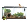 Green Artificial Plant Fake Leaves Aquarium Fish Tank Reptile Terrarium