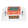 Solar Charge Controller LCD Backlit Display Memory Function Dual USB