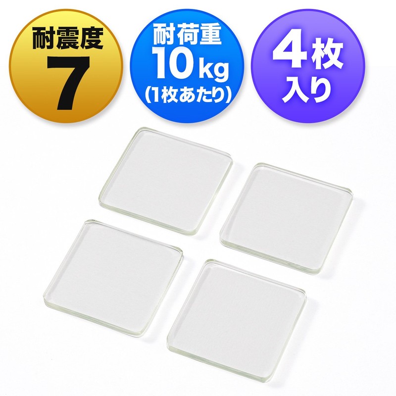 Sanwa Direct Earthquake Gel, Earthquake Resistant Mat, Seismic Intensity 7,