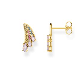 THOMAS SABO H2101-973-7 Colourful Hummingbird Wings Stud Earrings 0.8 Gold, Precious metal, Not applicable