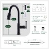 Touchless Oil Rubbed Bronze Kitchen Faucet with Soap Dispenser, DAYONE