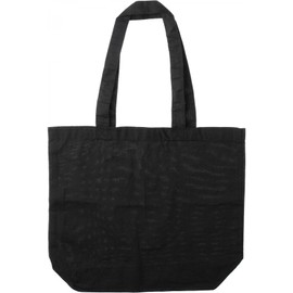 Westford Mill Unisex 180 Shopper Bag, Black, One Size