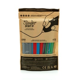 3Doodler Start 3D Printing Filament Refill Bag (x250 Strands, Over 1250 ft. of Extruded Plastic) - Primary Pow
