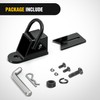 Nilight 2 Inch Rear Trailer Hitch Receiver Kit for ATV