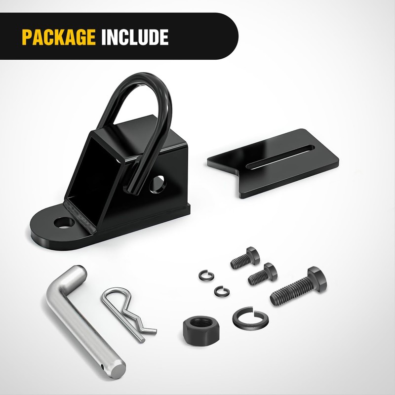 Nilight 2 Inch Rear Trailer Hitch Receiver Kit for ATV