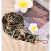 Replacement Handbag Straps Leopard Print Nylon, Adjustable 3.8cm Wide Shoulder