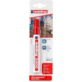 Edding 3300 - permanent markers (Red, Multi, Chisel, Multi, Blister)