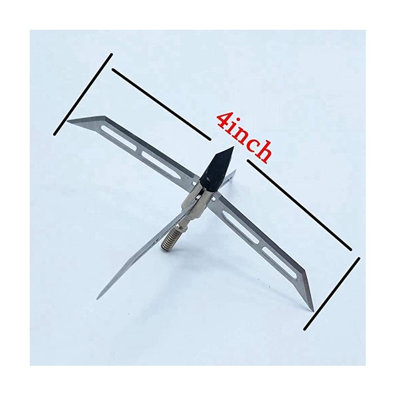 cqwsbsy Turkey Hunting Broadheads 150 Grain Fixed Blade Archery Arrowhead