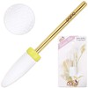 PANA Professional USA Ceramic White Flame Cone Shaped Bit Nail