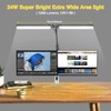 2-in-1 LED Double Head Desk Lamps for Home Office, 24W