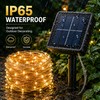 100ft Solar String Lights for Outdoor Décor – 8-Mode Waterproof
