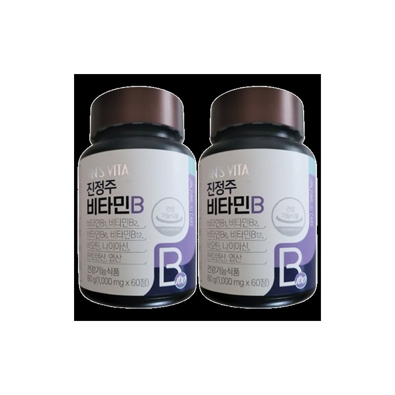 Jinju Vitamin B 1000mg x 60 tablets / 진정주 비타민B