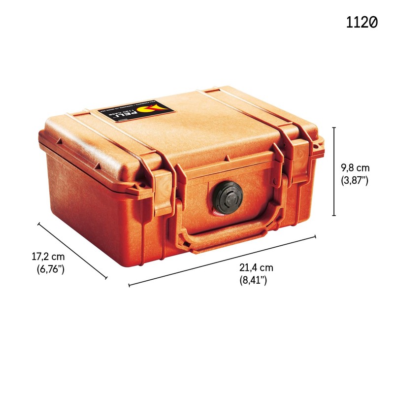 Peli 1120 without Foam, Orange