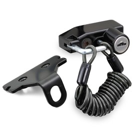 Daytona 79399 Motorcycle Helmet Lock for Mirrors (M10), Wire Lock (47.2 inches (1200 mm) Included, Helmet Holder