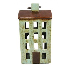 Quay Traders Ceramic Cottage Tea-light Lantern