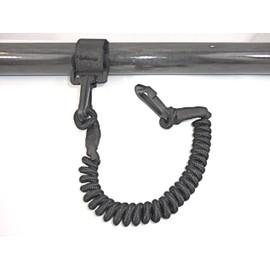 RUK 1.3 m Paddle Leash Elasticated for Securing your Paddle to your Kayak Canoe Also Great as a Fishing Rod Tether