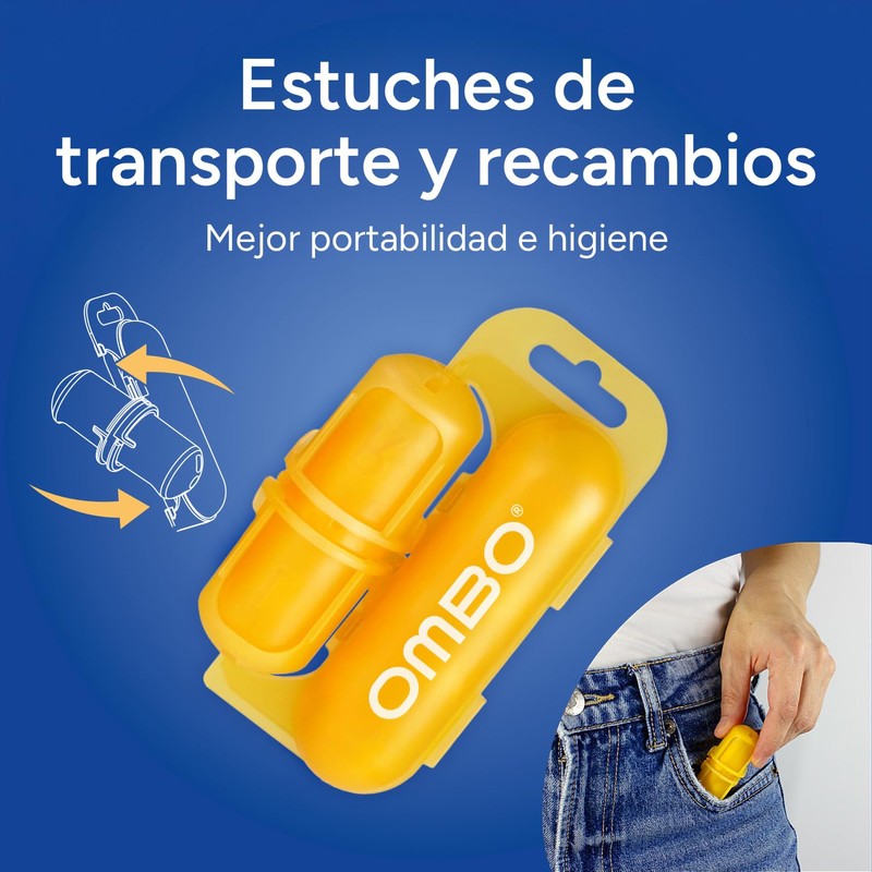 OMBO Quiet Thermal Adjustable and Mouldable Ear Plugs - Hypoallergenic