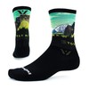 Swiftwick VISION SIX IMPRESSION Running and Cycling Socks, Stylish, High Performance Crew