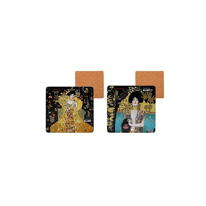CARMANI - Square cork underlay set of 2 cork mats
