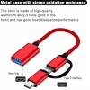 Universal 2 In1 Type C Micro USB Male To USB