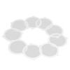 50Pcs Shower Drain Hair Catcher Fiberglass Practical Convenient Dense Mesh