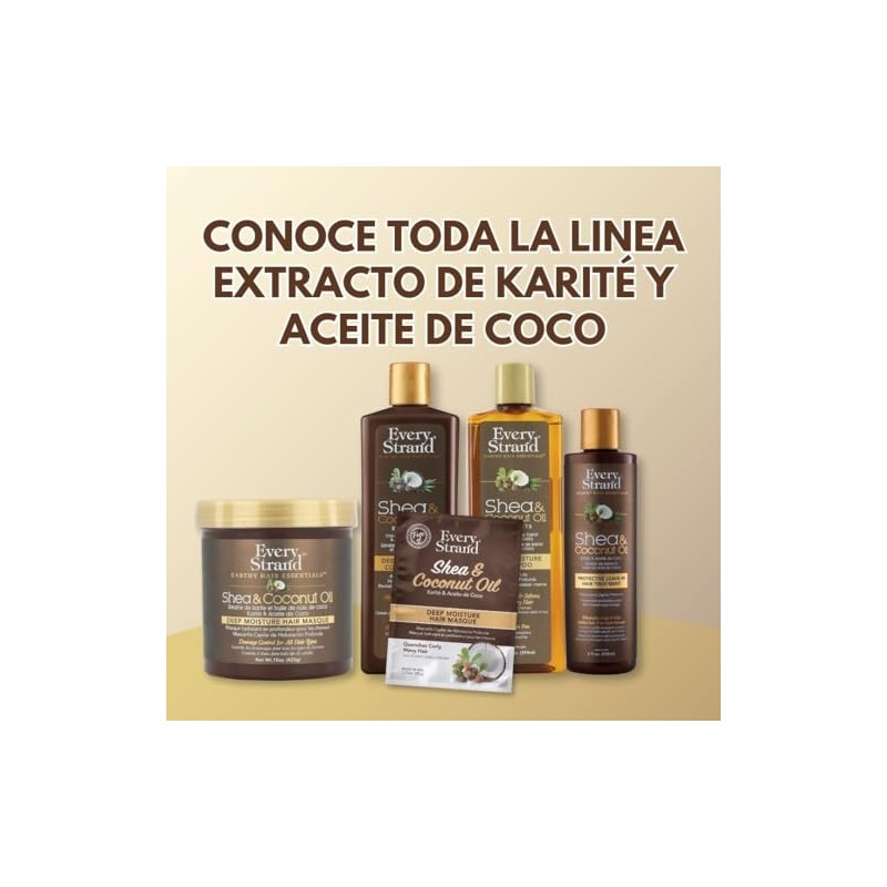 Every Strand Mascarilla para Cabello Hidratacion Profunda Karite y Aceite