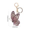 Healeved Butterflies Rhinestone Key Chain Charming Bag Key Ring Pendant