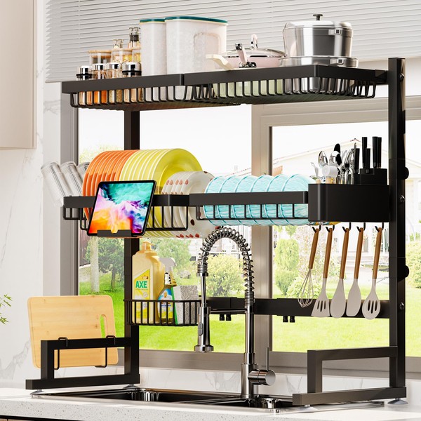 ADBIU ADBIU Over The Sink Dish Drying Rack (Expandable Height
