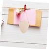 DOITOOL 10Pcs Wooden Shield Cutouts with Jute Twine Unfinished Blank