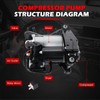 Autodevil Air Suspension Compressor Pump Compatible with Jaguar XJ8 XJR