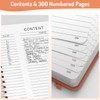 Forvencer Lined Spiral Journal Notebook with 300 Numbered Pages, B5