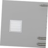 LIFKOME White Dryer Vent Cap Durable Plastic Exhaust Cover with