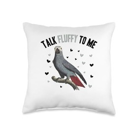 African Grey Parrot Food African Grey Parrot Toys Parrot Throw Pillow