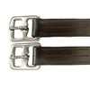 Majestic Ally Genuine Leather English Stirrup Leathers (Pack of 2)