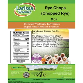 Rye Chops (Chopped Rye) (8 oz, ZIN: 525525) - 3 Pack