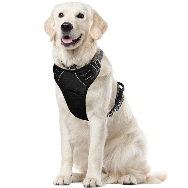 Voarge Dog Harness for Large Dogs, Anti-Pull Dog Harness with