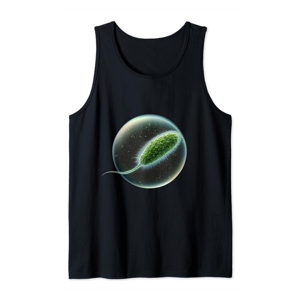 Ask Me About Euglena Single Cell Tank Top
