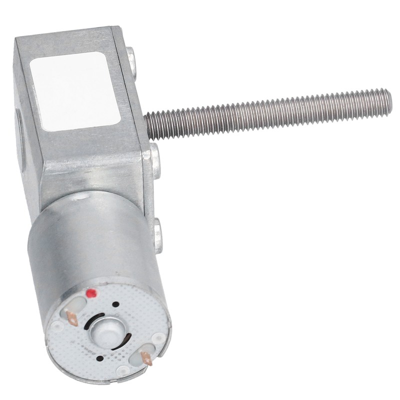 Gear Motor Speed Reduction Worm Self Locking M6 Thread 50mm