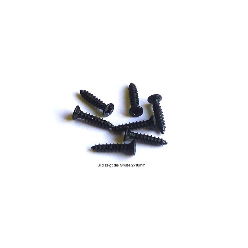 Track Construction Screws for Model Railways Countersunk Head Sheet Metal