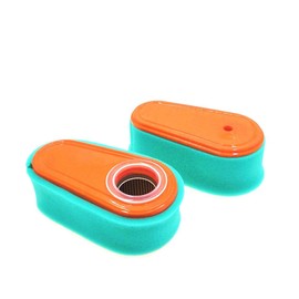MOWFILL Paquete de 2 filtros de aire 795066 de repuesto para Briggs Stratton 5419,796254 cartucho de limpiador de aire OEM con prefiltro 796254 para cortacésped