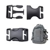 YJFY Pack of 2 Buckles Click Lock Backpack Strap Buckle