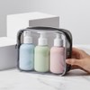 Moongom Moongom Travel Dispensing Container Shampoo Bottle Empty Bottle Travel Empty Bottle Pump Set, 1 Piece / 문곰문곰 여행용 소분용기 샴푸통 공병 여행용 공병 펌프 세트, 1개