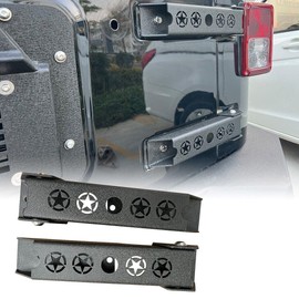 MARSITTER Compatible with 2007-2018 Jeep Wrangler JK/JKU Wrangler Steel Heavy Duty Reinforc Tailgate Hinge Set